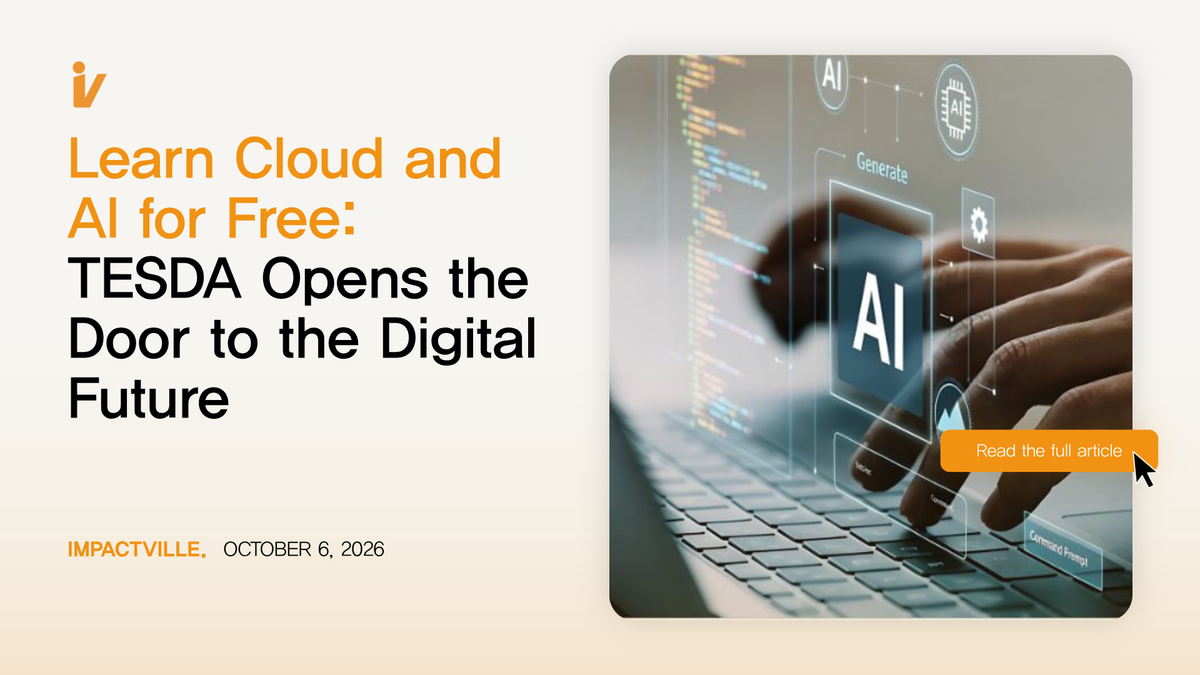 Learn Cloud and AI for Free: TESDA Opens the Door to the Digital Future