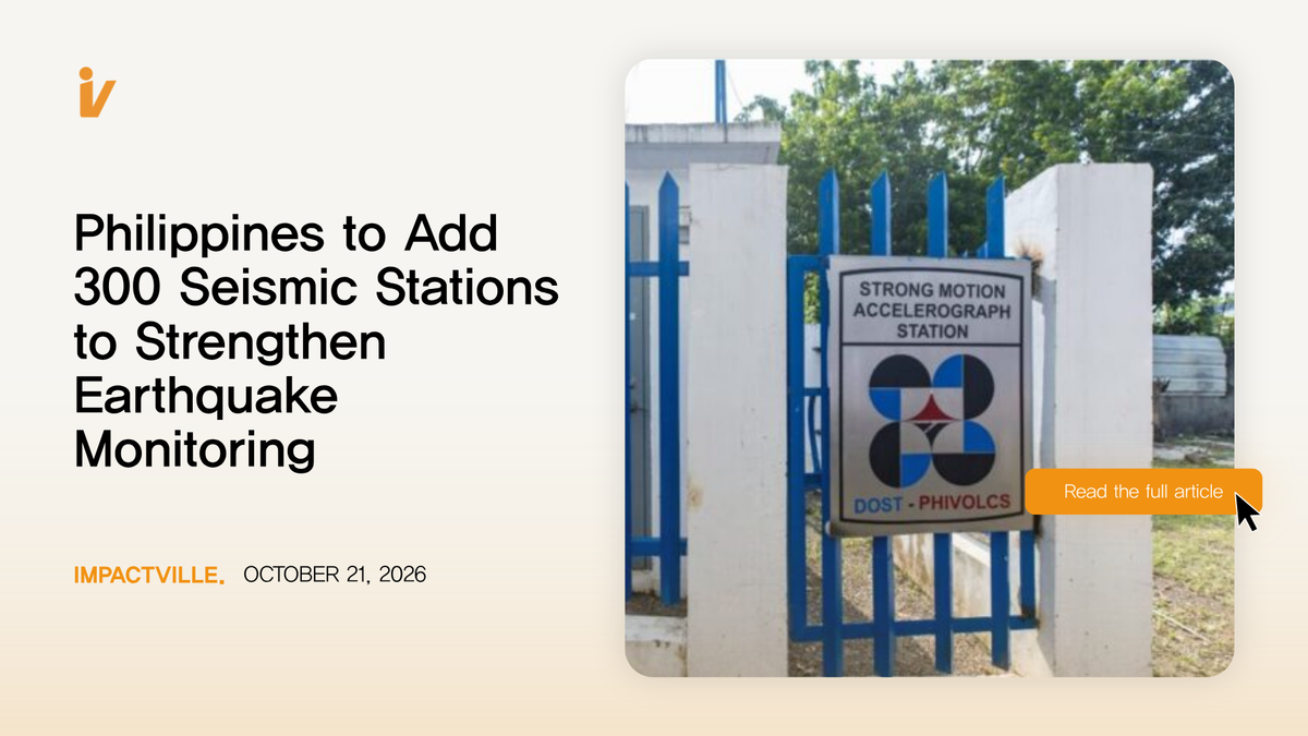 Philippines to Add 300 Seismic Stations to Strengthen Earthquake Monitoring