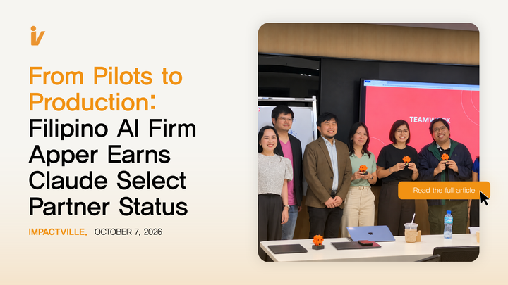 From Pilots to Production: Filipino AI Firm Apper Earns Claude Select Partner Status