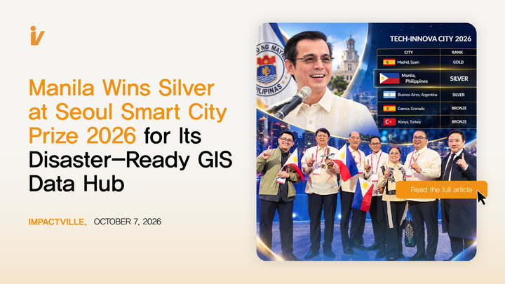 Manila Wins Silver at Seoul Smart City Prize 2026 for Its Disaster-Ready GIS Data Hub